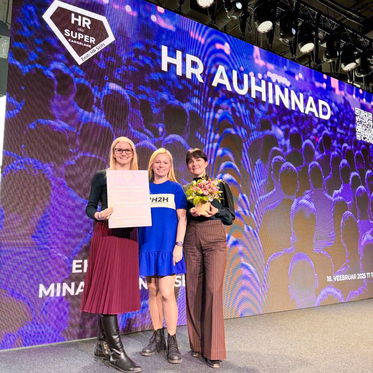 President Kaljulaid Foundation and Employers Against Domestic Abuse Honored with the HR Friend of the Year Award